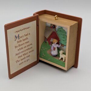 Hallmark Keepsake Mary Had a Little Lamb 1996 NEW 4th in the Mother Goose Series